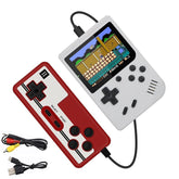 Retro Handheld Game Console with 400 Classical FC Games Support for Two Players-White