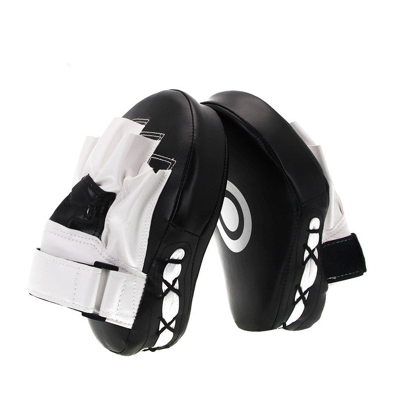 Boxing Curved Focus Punching Mitts Thickening Leatherette Training Hand Pads for Karate Gym