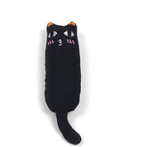 Catnip Filled Cartoon Mice Cat Teething Chew Bite-Resistant Catnip Toys-Black