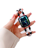 Fashion Beaded Watch Strap Bracelet Replacement for Apple Watch-4