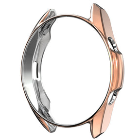 TPU Plated Slim Frame Cover For Galaxy Watch 3 41MM/45MM-Rose Gold