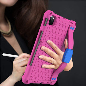 Hive iPad Case For iPad Pro11/Air4/Air5 10.9 Durable Stand Cover With Shoulder Strap-RoseBlue