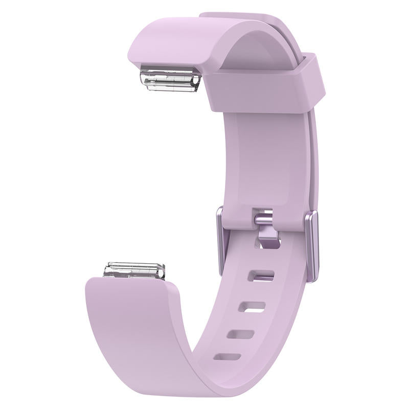 Soft Silicone Wristband Replacement Sports Watch Band For Fitbit Inspire/Inspire HR/ACE 2 -Light Purple