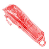 Clear DIY Back Housing Transparent Back Cover for Wahl 5-Star Series Magic Clipper Cordless 8148-Red