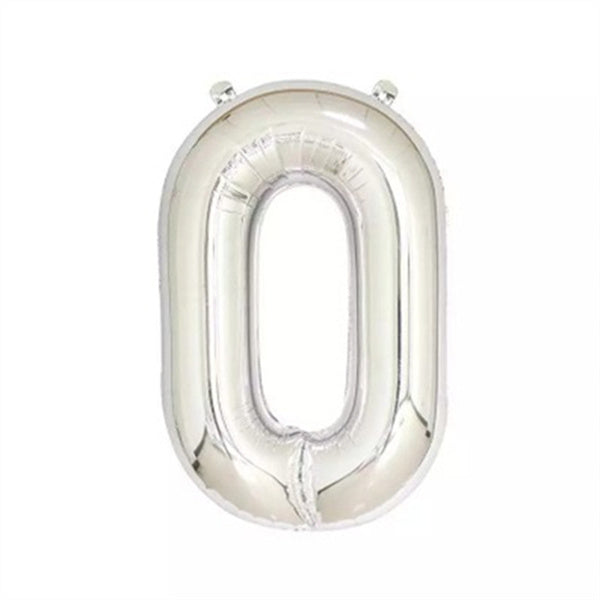 Number Balloons Giant Jumbo Number Foil Mylar Balloons for Birthday and Anniversary Decorations -Silver