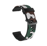 Camo Silicone Watch Band For Samsung Galaxy Watch 42/46mm Gear S3 Frontier/Classic(Camo Army Green1)