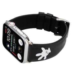 Cartoon Leather Watch Band for Apple Watch Series SE/6/5/4/3/2/1-F