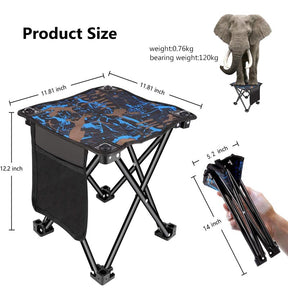 Small Folding Stool with Carry Bag for Camping Fishing