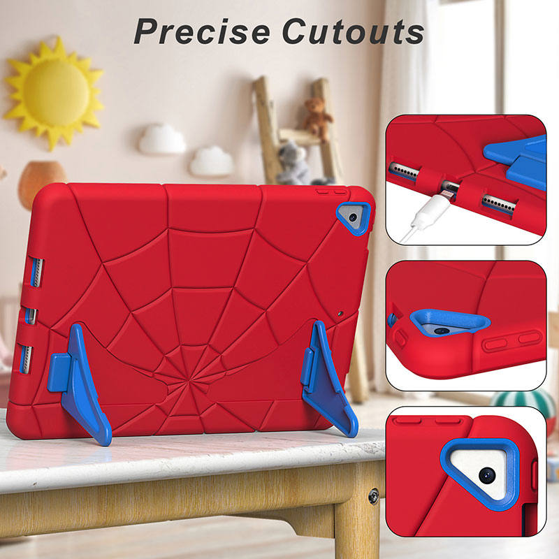 Spiderman iPad Case with Kickstand for ipad 10.2 Inch 2021/2020/2019-RedBlue