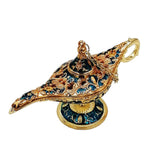 Aladdin Magic Genie Lamp Party Table Decoration Gift-Gold Dark Blue