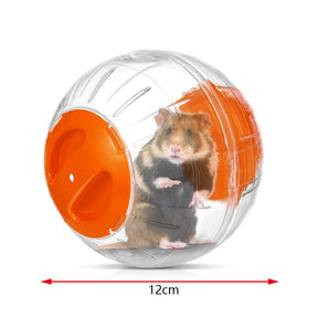 Cute Hamster Running Ball Silent Exercise Wheel-Orange