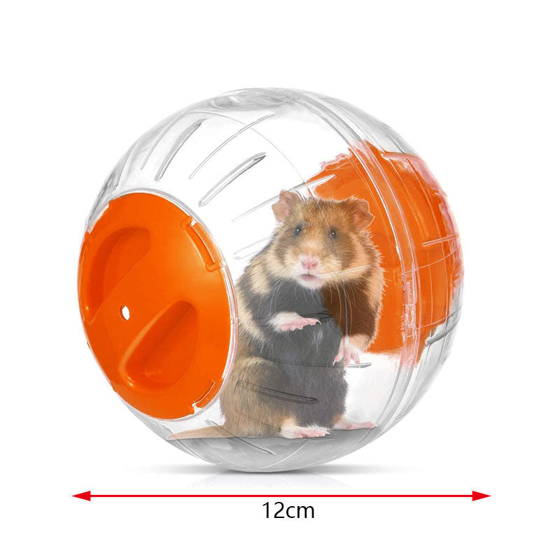 Cute Hamster Running Ball Silent Exercise Wheel-Orange