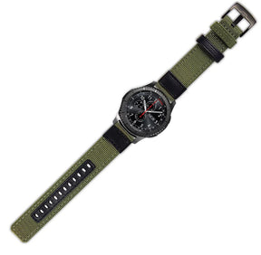 Nylon Watch Band For Samsung Galaxy Watch 42/46mm Gear S3 Frontier/Classic(Green)