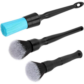 Ultra Soft Car Detailing Brush Set Interior Exterior No Scratch for Cleaning Air Vent Engine Bay