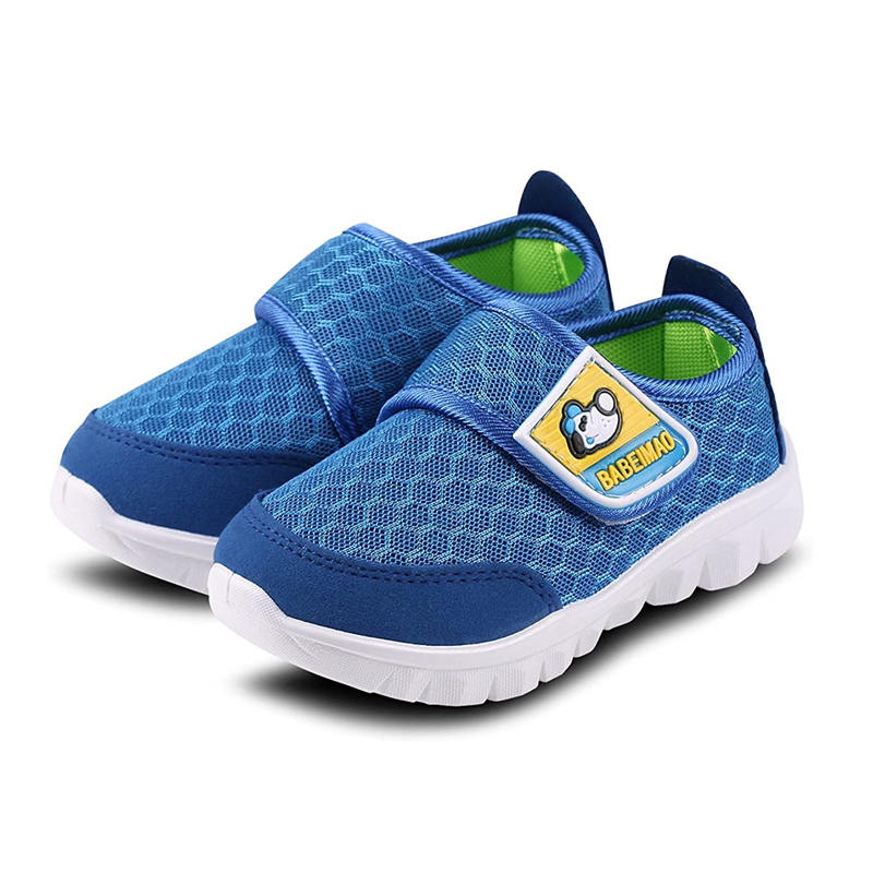 Baby Sneaker Shoes Breathable Mesh Athletic Casual Shoes For Boys Girls-Blue