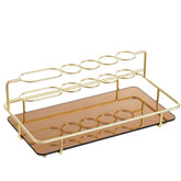 European Style Metal Cosmetic Storage Storage Rack For Bathroom Bedroom-GoldL