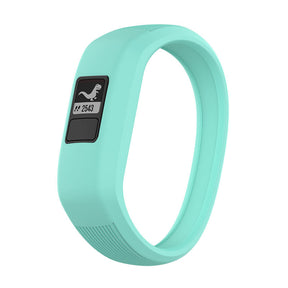 Soft Silicone Replacement Watchband for Garmin Vivofit JR Band for Kids Women Men-Teal