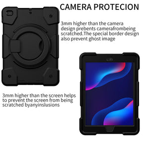 iPad Case For iPad 9.7/Air 2 with 360¡ãSwivel Stand-Black