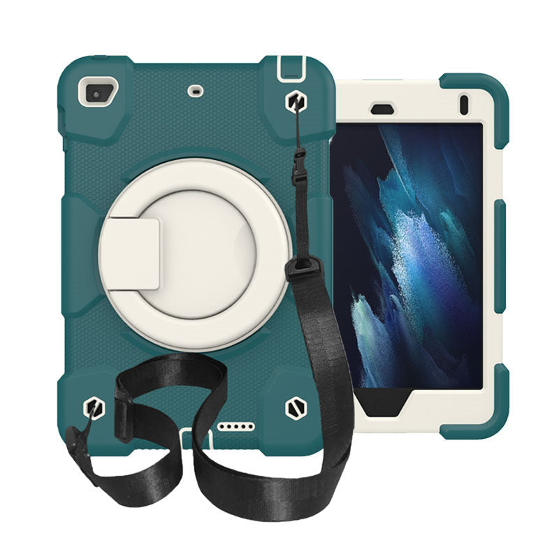 iPad Case For iPad Mini 4/5 with 360¡ãSwivel Stand-Blackish Green