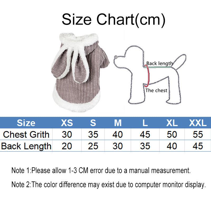 Pet Clothes for Cats and Dogs Cute Cartoon Clothing Two-legged Style-A