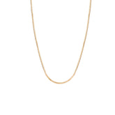 18K Gold Plated Herringbone Necklace Snake Bone Chain for Women Girl Gifts Jewelry