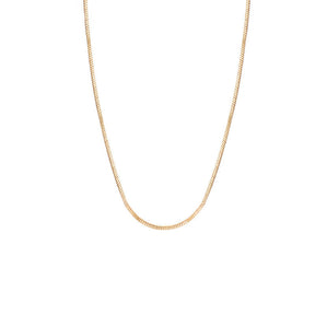 18K Gold Plated Herringbone Necklace Snake Bone Chain for Women Girl Gifts Jewelry