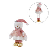 39Inch Stractable Snowman Doll Standing Plush Decorations