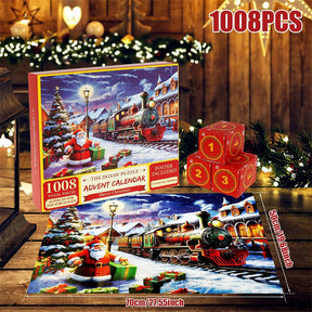 Advent Calendar 2023 Christmas Jigsaw Puzzles Countdown Calendars in 24 Boxes-E