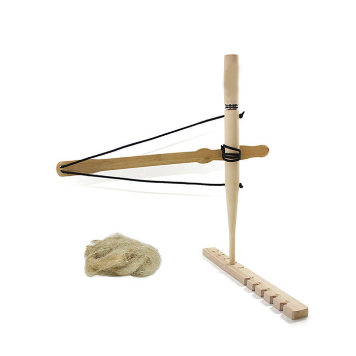 Bow Drill Kit Fire Starter Primitive Wood Survival Friction Fire Tool Outdoor