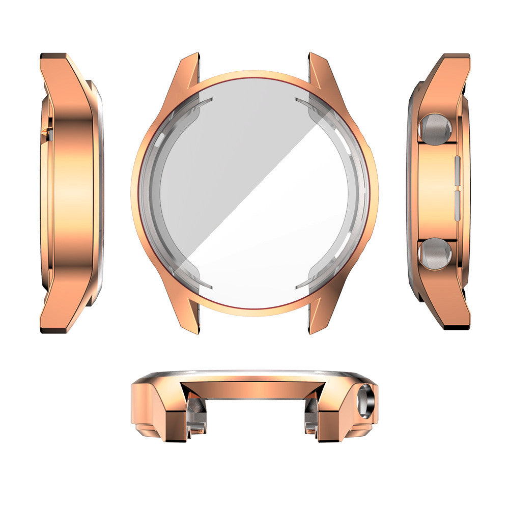 TPU Soft Slim Fall Prevention Full Cover Watch Case For Huawei GT2 46MM-Rose Gold