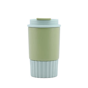 12oz Travel Mug with Leakproof Lid Ideal for Hot/Ice Coffee-Green