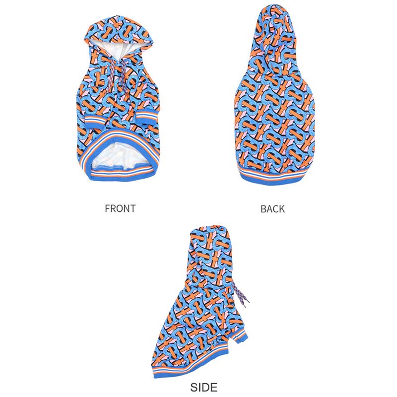 Pet Hoodie Dogs Cats Spring and Autumn Fashion Cozy Warm Cotton Sweatshirt