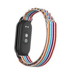 Nylon Sports Strap with Adjustable Metal G-hook for Mi 8 Watch-Colorful B