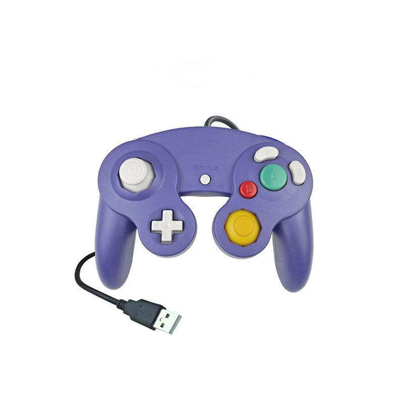 Classic Wired Controller Gamepad for Wii NGC PC MAC-Purple