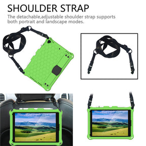 Hive iPad Case For iPad Pro/Air 10.5/iPad 10.2 Durable Stand Cover With Shoulder Strap-GreenBlack