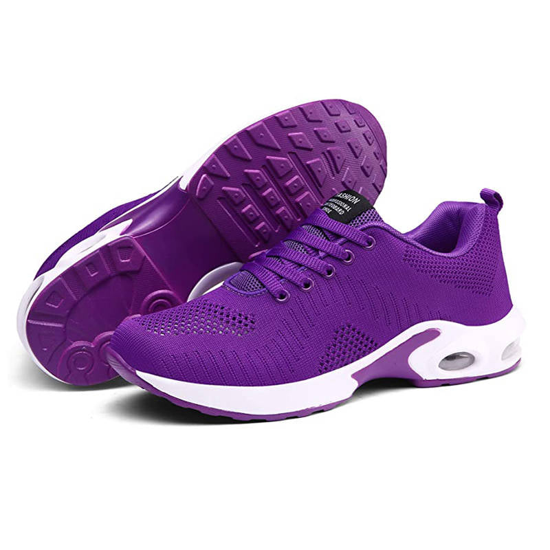 Women Casual Shoes Lightweight Athletic Walking Sneakers-Purple