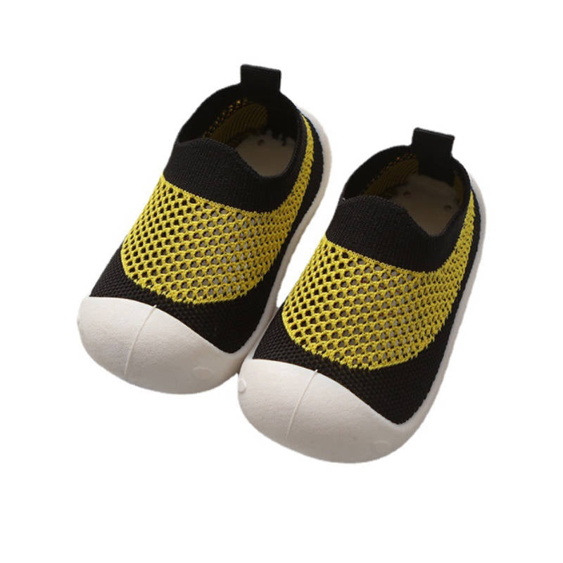 Toddler Shoes Baby First-Walking Trainers Toddler Infant Boys Girls-C002Black