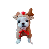 Pet Clothes Deer Pattern Design Hoodie Sweatshirts 3D Cute Costume