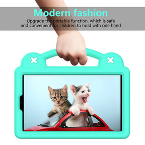 Strawberry Tablet Case with Holder for HUAWEI M3/Samsung Galaxy Tab A7 Lite (2021)/A8 (2019)-MintGreen