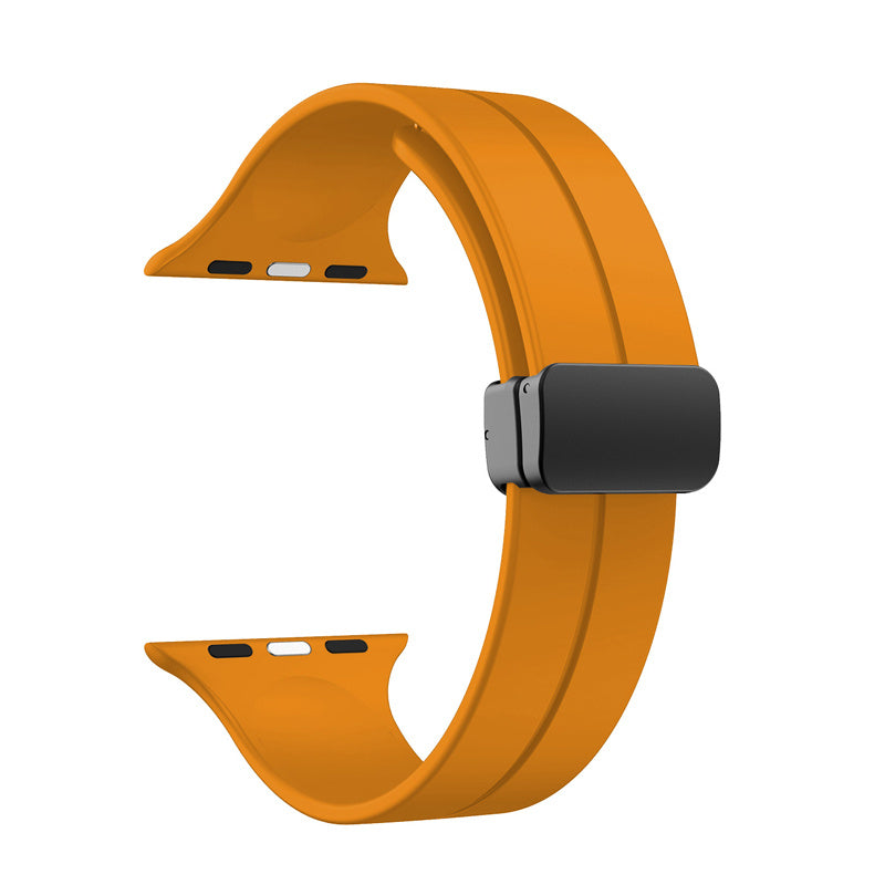 Magnetic Sports Band with Quick Release Soft Silicone for Apple Watch-1