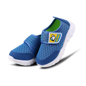 Baby Sneaker Shoes Breathable Mesh Athletic Casual Shoes For Boys Girls-Blue