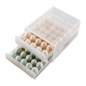 60 Grid Large Capacity Egg Holder Fresh Storage Box for Fridge Multi-Layer Chicken Egg Storage Container