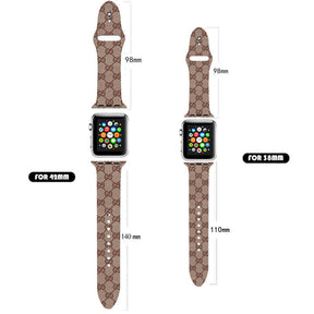 Fashion Painted Printing Silicone Watchband for Apple Watch SE & Series 6/5/4/3/2/1-B11