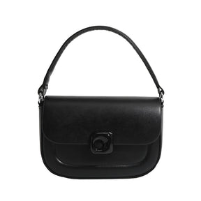 Tote Bag for Women Casual Zipper Lightweight Handbag with Chain-Black