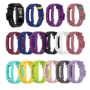 Silicone Watch Band For Fitbit Inspire/Inspire HR/ACE 2-Grape Purple