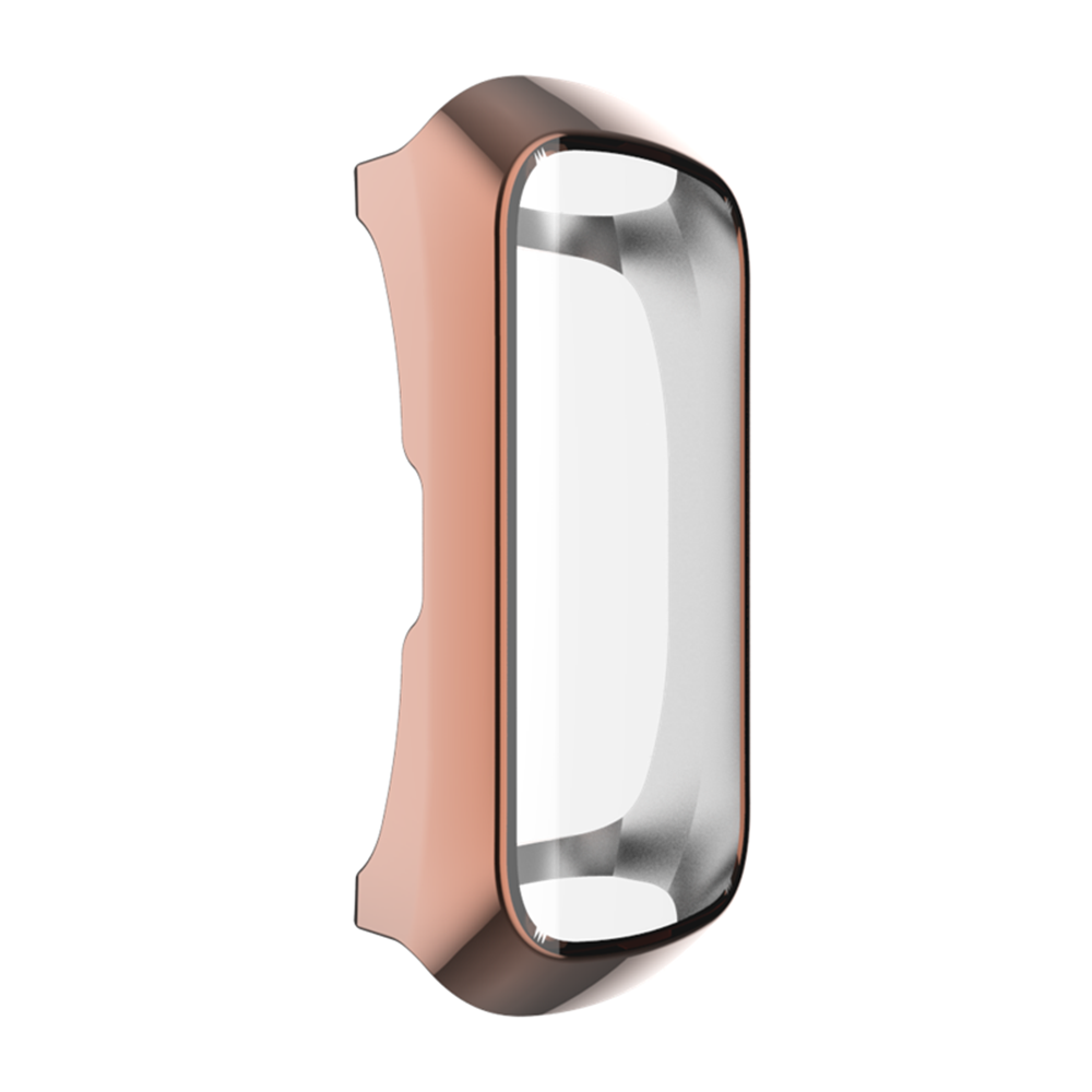 TPU Soft Slim Plating Full-Around Protective Watch Case Cover For Samsung Fit E-Rose Gold