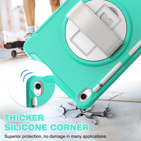 Tablet Case with 360¡ã Kickstand/Hand Strap Shockproof-MintGreen