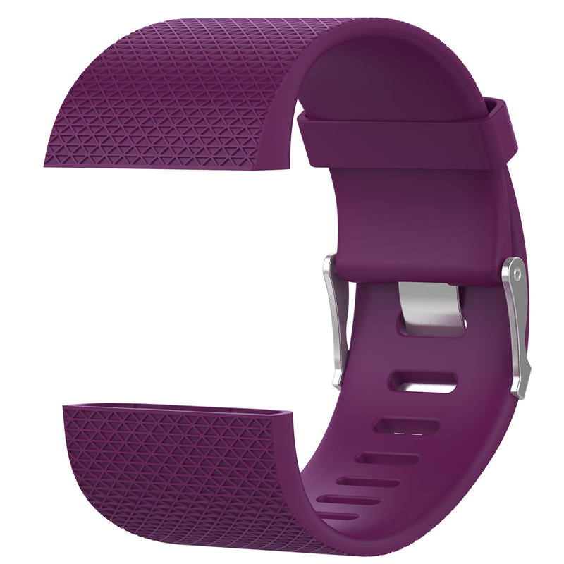 Soft Silicone Band For Fitbit Surge Smart Watch Replacement Accessories-Purple