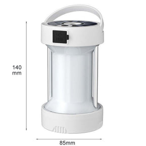 LED Camping Lantern Rechargeable with 4 Modes for Power Outages Outdoor Emergency-White