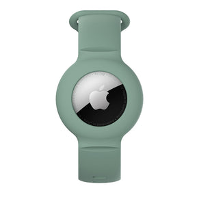 Apple Airtags Watch Strap Silicone Protective Sleeve-SageGreen